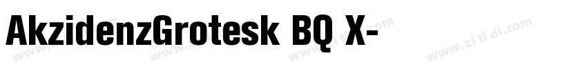AkzidenzGrotesk BQ X字体转换 AkzidenzGrotesk BQ X字体转换
